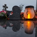 WIECZNY ZNICZ SOLARNY Statuetka dla TATY  na Grób Wszystkich Świętych LED