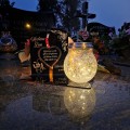 WIECZNY ZNICZ SOLARNY Statuetka dla ŻONY  na Grób Wszystkich Świętych LED