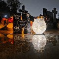 WIECZNY ZNICZ SOLARNY Statuetka dla TATY na Grób Wszystkich Świętych LED