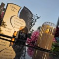 WIECZNY ZNICZ SOLARNY Statuetka dla TATY na Grób Wszystkich Świętych LED