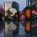 WIECZNY ZNICZ SOLARNY Statuetka dla RODZICÓW na Grób Wszystkich Świętych