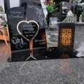 WIECZNY ZNICZ SOLARNY Statuetka dla DZIADKÓW na Grób Wszystkich Świętych LED