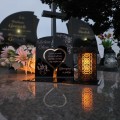 WIECZNY ZNICZ SOLARNY Statuetka dla MAMY  na Grób Wszystkich Świętych LED
