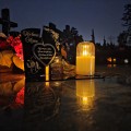 WIECZNY ZNICZ SOLARNY Statuetka dla MAMY na Grób Wszystkich Świętych LED