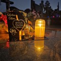 WIECZNY ZNICZ SOLARNY Statuetka dla MAMY na Grób Wszystkich Świętych LED