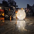 WIECZNY ZNICZ SOLARNY Statuetka dla MAMYI na Grób Wszystkich Świętych LED