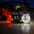 ZNICZ SOLARNY DLA DZIADKÓW LED NA GRÓB CMENTARZ SERCE LAMPKA NOWOSCI KULA