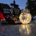 ZNICZ SOLARNY DLA BABCI LED NA GRÓB CMENTARZ SERCE LAMPKA NOWOSCI KULA