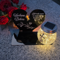 ZNICZ SOLARNY DLA BABCI LED NA GRÓB CMENTARZ SERCE LAMPKA NOWOSCI KULA