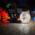 ZNICZ SOLARNY DLA TATY LED NA GRÓB CMENTARZ SERCE LAMPKA NOWOSCI KULA SOLAR