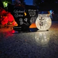 ZNICZ SOLARNY DLA BABCI LED NA GRÓB CMENTARZ SERCE LAMPKA NOWOSCI KULA SOLAR