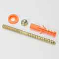 M5x82mm ŚRUBA DWUGWINTOWA Z KOŁKIEM 8x38mm I NAKRĘTKĄ WKRĘT SZPILKA 4szt