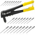 NITOWNICA RĘCZNA MOCNA + NITY 3.2 - 4.8mm STANDARDOWA do NITOWANIA RHINO TOOLS