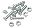 M4x12 mm ŚRUBA STOŻKOWA ŚRUBY Z NAKRĘTKĄ OCYNK  KRZYŻAK 20szt