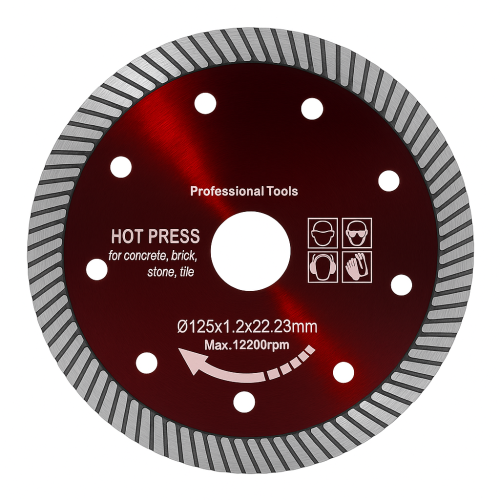 TARCZA DIAMENTOWA DO CIĘCIA GRESU PŁYTEK CERAMIKI SPIEKU 125MM 1,2MM