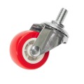 50mm KÓŁKO MEBLOWE OBROTOWE  ŚRUBA M10 x 15mm KAUCZUKOWE  KÓŁEK