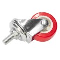50mm KÓŁKO MEBLOWE OBROTOWE  ŚRUBA M10 x 15mm KAUCZUKOWE  KÓŁEK