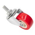 50mm KÓŁKO MEBLOWE OBROTOWE  ŚRUBA M10 x 15mm KAUCZUKOWE  KÓŁEK