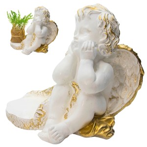 FIGURKA NAGROBNA ANIOŁ OZDOBA GIPSOWA NA GRÓB