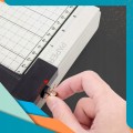 METALOWA GILOTYNA DO CIĘCIA PAPIERU PRECYZYJNA OBCINARKA WZMOCNIONA A4 A5