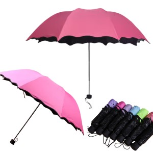 PORZĄDNY PARASOL PARASOLKA SKŁADANA RĘCZNIE MOCNA LEKKA NA DESZCZ WIATR