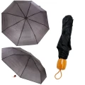 PORZĄDNY PARASOL PARASOLKA SKŁADANA RĘCZNIE MOCNA LEKKA NA DESZCZ WIATR
