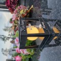 ZNICZ SOLARNY LED LAMPION NA GRÓB STATUETKA NA CMENTARZ Z KRZYŻEM