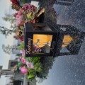 ZNICZ SOLARNY LED LAMPION NA GRÓB STATUETKA NA CMENTARZ Z KRZYŻEM