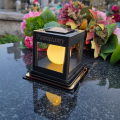ZNICZ SOLARNY LED LAMPION NA GRÓB STATUETKA CMENTARZ ZNICZE NOWOSCI ZŁOTY
