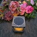 ZNICZ SOLARNY LED LAMPION NA GRÓB STATUETKA NA CMENTARZ Z KRZYŻEM