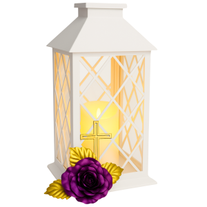 ZNICZ SOLARNY LATARENKA LED NA GRÓB CMENTARZ WIECZNA RÓŻA NOWOSCI KRZYŻ