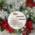 Podkładka pod kubek drewniana ZESTAW PODKŁADKI na STÓŁ OBRUS białe 6SZT