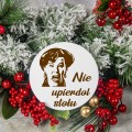 Podkładka pod kubek drewniana ZESTAW PODKŁADKI na STÓŁ OBRUS białe 6SZT