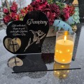 Znicz LED STATUETKA NA CMENTARZ GRÓB DUŻA wieczna lampka nagrobna lampion