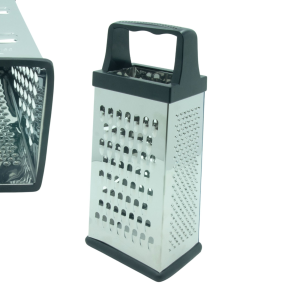 TARKA METALOWA CZTEROBOCZNA Z Rączką Do Warzyw Owoców Stal Nierdzewna 23 cm