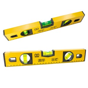 POZIOMICA 40CM 400MM ALUMINIOWA Z MAGNESEM WYMIARAMI 3 LIBELKI