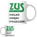 KUBEK ZABAWNY ŚMIESZNY PREZENT DO PRACY ZAKŁAD UDRĘKI SPOŁECZNEJ WZORY