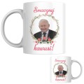 KUBEK Z NADRUKIEM PREZES JAROSŁAW KACZYŃSKI PIS ZABAWNY CERAMIKA