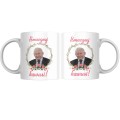 KUBEK Z NADRUKIEM PREZES JAROSŁAW KACZYŃSKI PIS ZABAWNY CERAMIKA