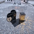 Znicz Kochany Dziadek LED Statuetka Pamięci Duży Lampion Grób DZIEŃ DZIADKA