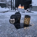 Znicz LED KOCHANA BABCIA Pamięci Duży Lampion DZIEŃ BABCI Wieczna Lampka