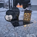Znicz LED KOCHANA BABCIA Pamięci Duży Lampion DZIEŃ BABCI Wieczna Lampka