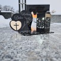 Znicz LED KOCHANA BABCIA Pamięci Duży Lampion DZIEŃ BABCI Wieczna Lampka