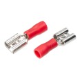 16 szt KONEKTOR IZOLOWANY ŻEŃSKI 0,5-1,5mm AWG 22-16 ROZMIAR 6,3