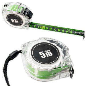 5M x 19MM MIARA ZWIJANA TAŚMA Z AUTO BLOKADĄ CZYTELNA SKALA
