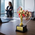 Personalizowana statuetka ze zdjęciami PREZENT na WALENTYNKI dla Pary
