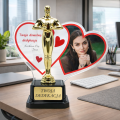 Personalizowana statuetka ze zdjęciami PREZENT na WALENTYNKI dla Pary