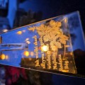ZNICZ LED z KRZYŻEM efekt płomienia LAMPION na GRÓB cmentarz RELIGIJNY