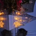 ZNICZ LED z KRZYŻEM efekt płomienia LAMPION na GRÓB cmentarz RELIGIJNY