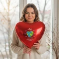 BALON SERCE Walentynki Z Imieniem PREZENT DLA DZIEWCZYNY ŻONY CHŁOPAKA